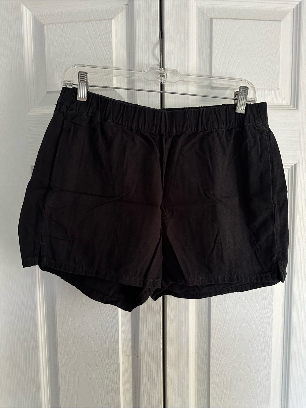 Madewell Women's Black Elastic Waist Casual Shorts